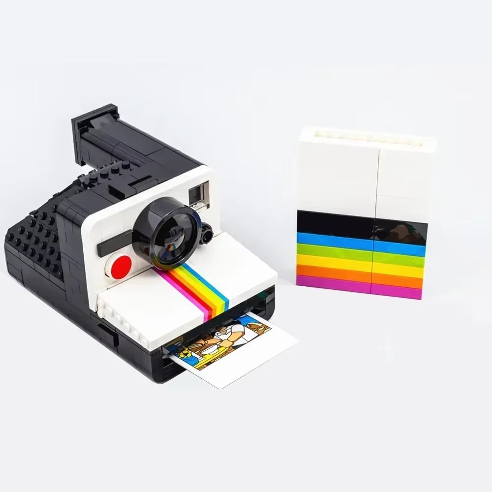Designer Toys Creative Retro CAMERA Onestep Display Idea MOC-21345 Classic Model Building Blocks Bricks Christmas Gift