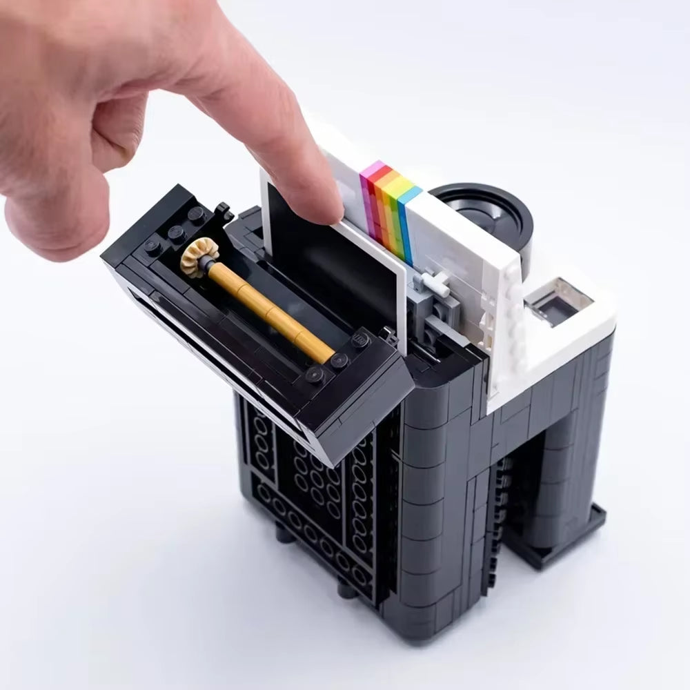 Designer Toys Creative Retro CAMERA Onestep Display Idea MOC-21345 Classic Model Building Blocks Bricks Christmas Gift