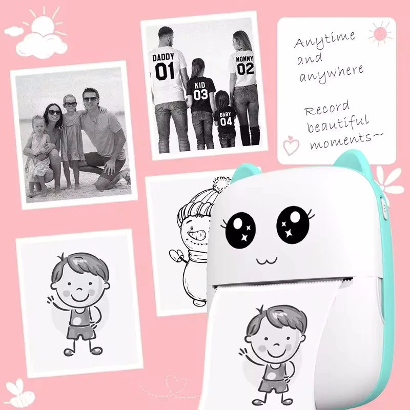 PawPrint Pocket – Mini Wireless Thermal Printer for iOS & Android