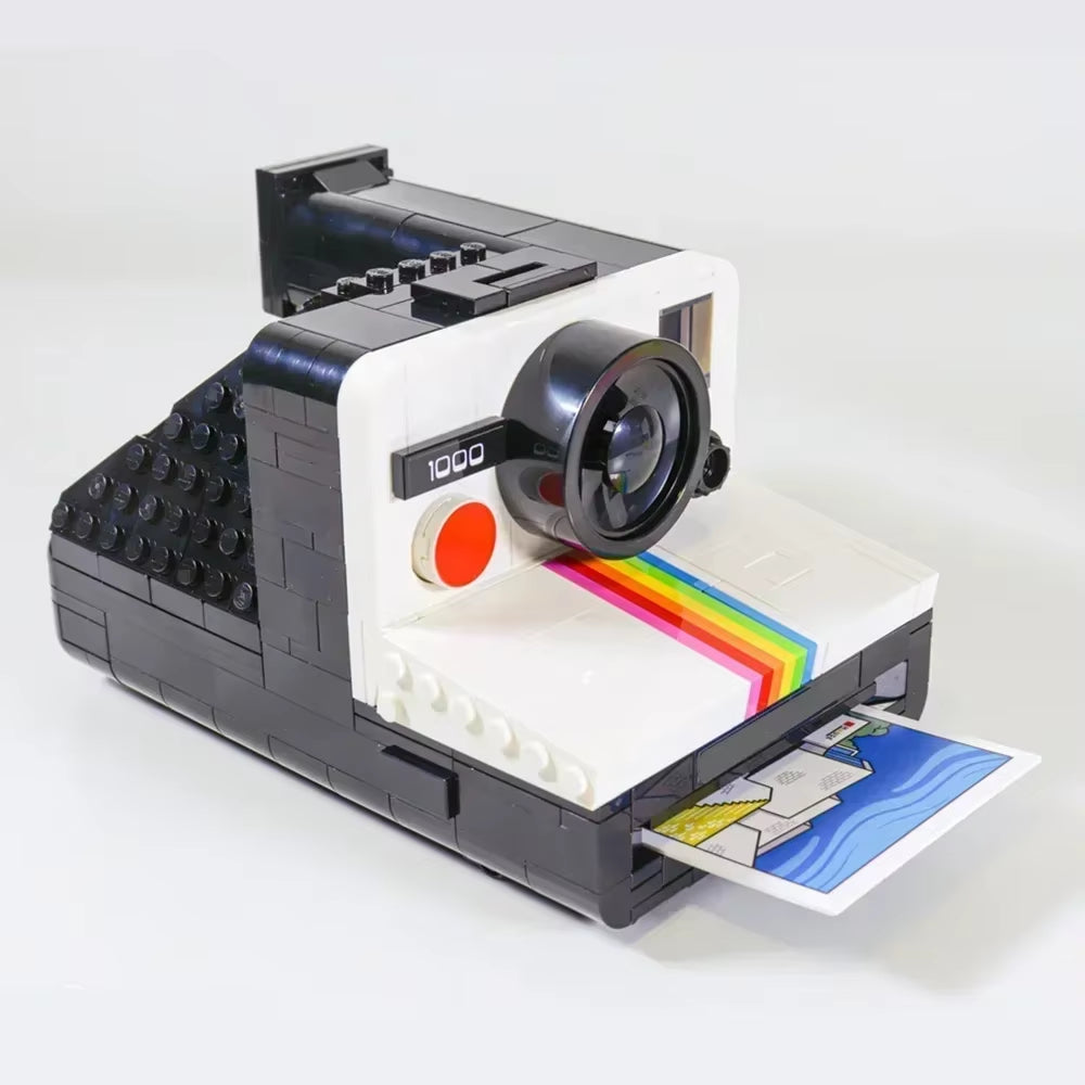 Designer Toys Creative Retro CAMERA Onestep Display Idea MOC-21345 Classic Model Building Blocks Bricks Christmas Gift