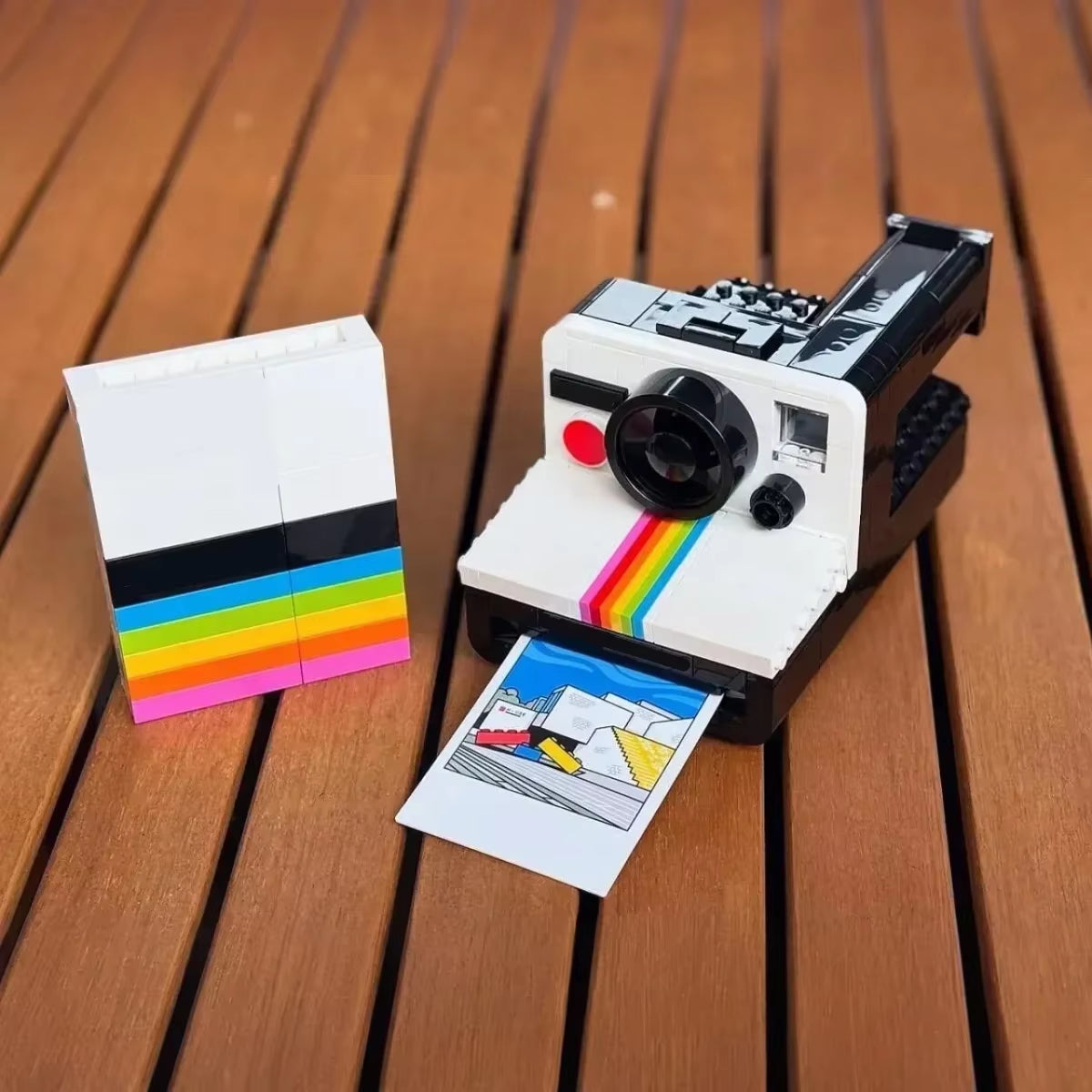 Designer Toys Creative Retro CAMERA Onestep Display Idea MOC-21345 Classic Model Building Blocks Bricks Christmas Gift