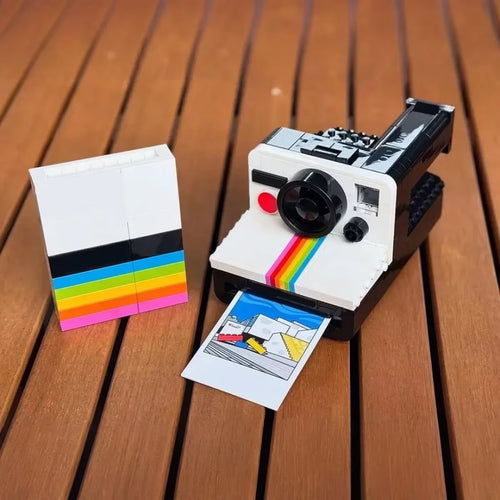 Designer Toys Creative Retro CAMERA Onestep Display Idea MOC-21345 Classic Model Building Blocks Bricks Christmas Gift